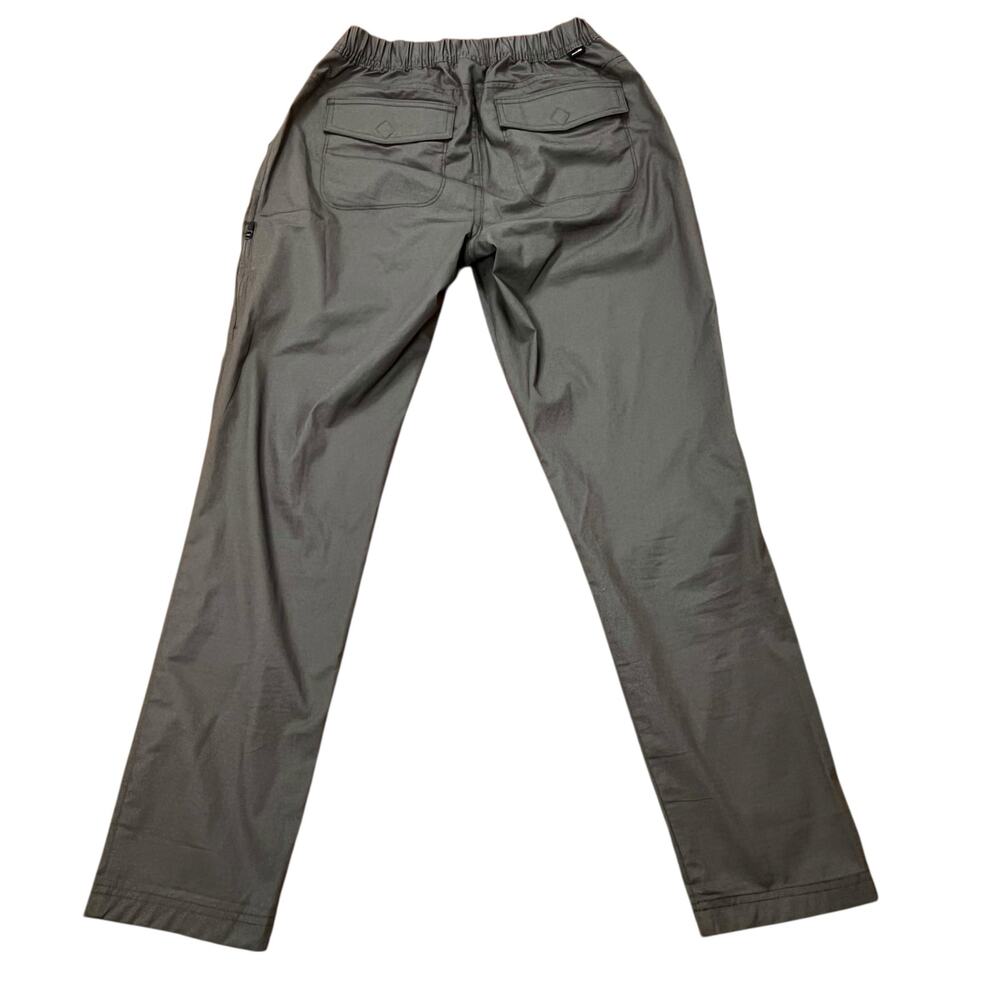 PrAna Double Peak All Around Pants Sz 4 Olive Organic Cotton Ripstop Travel EUC - Picture 2 of 16